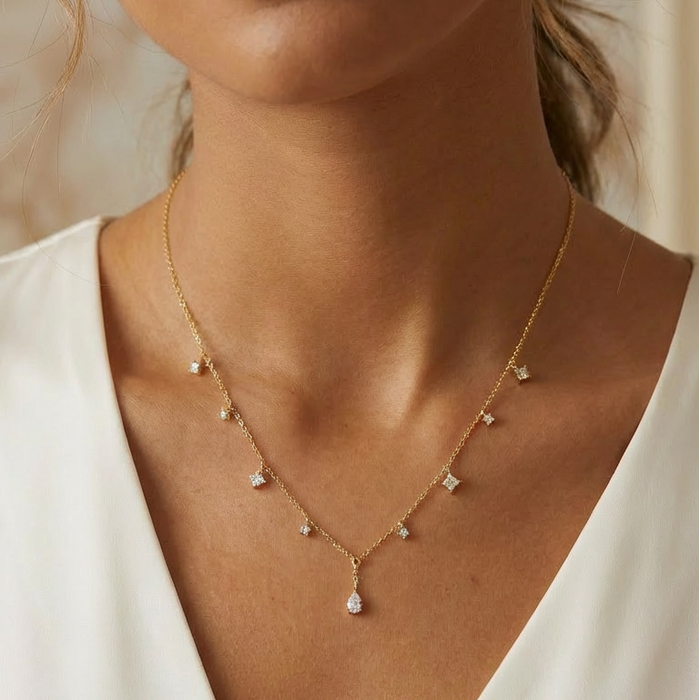 Silver Starlight Necklace