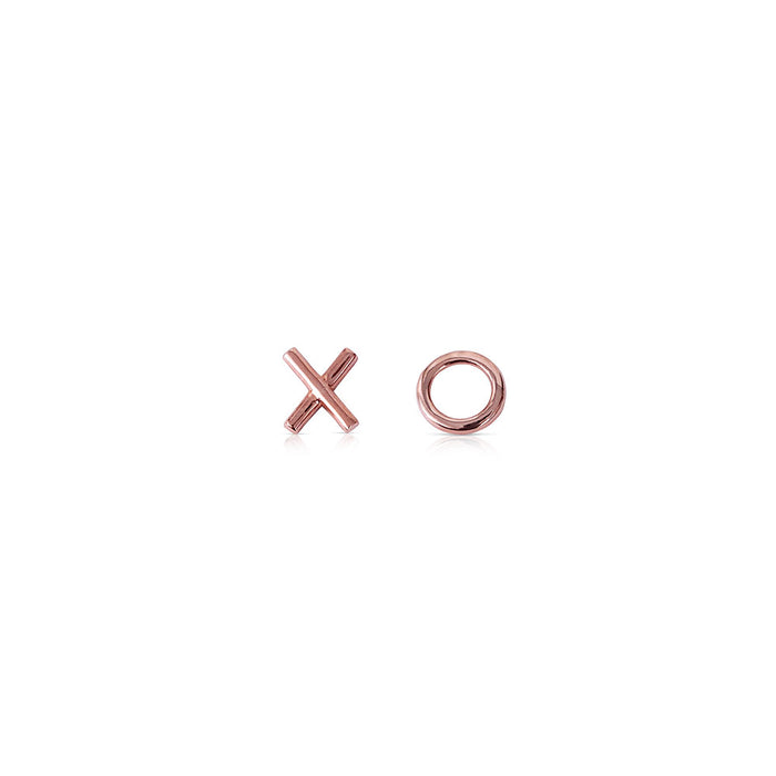 Gold X O Studs