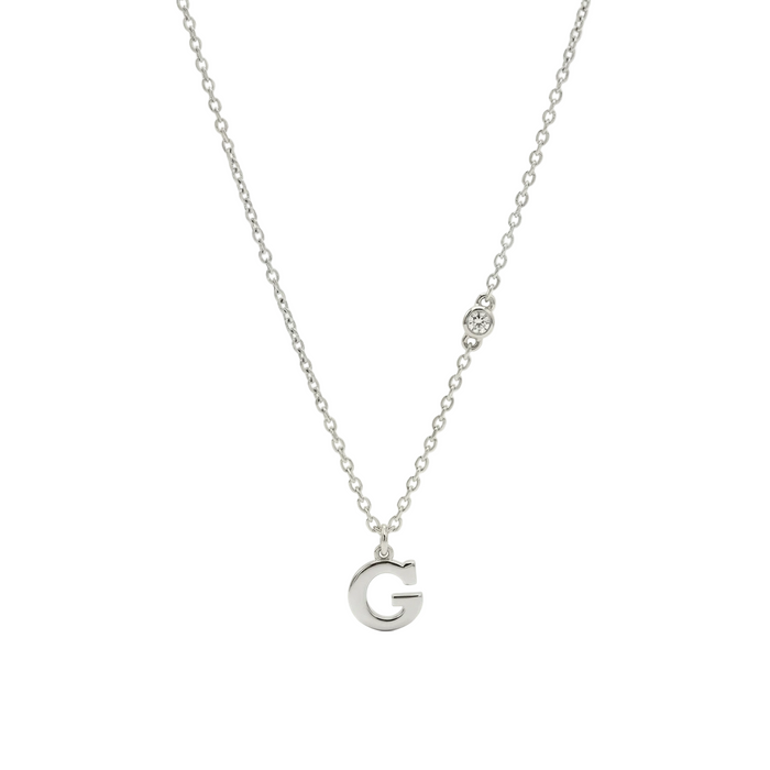 Silver Initial Necklaces