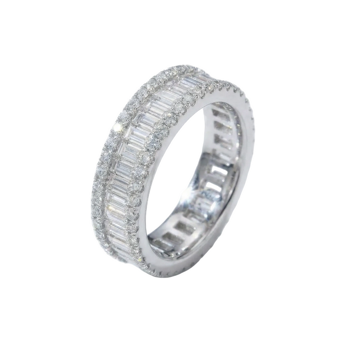 Silver Baguette Ring