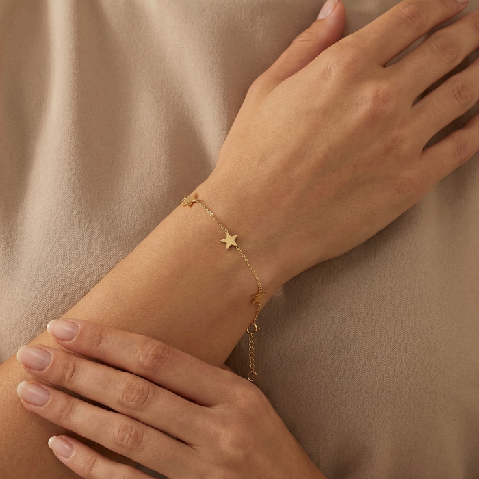 Gold Star Bracelet