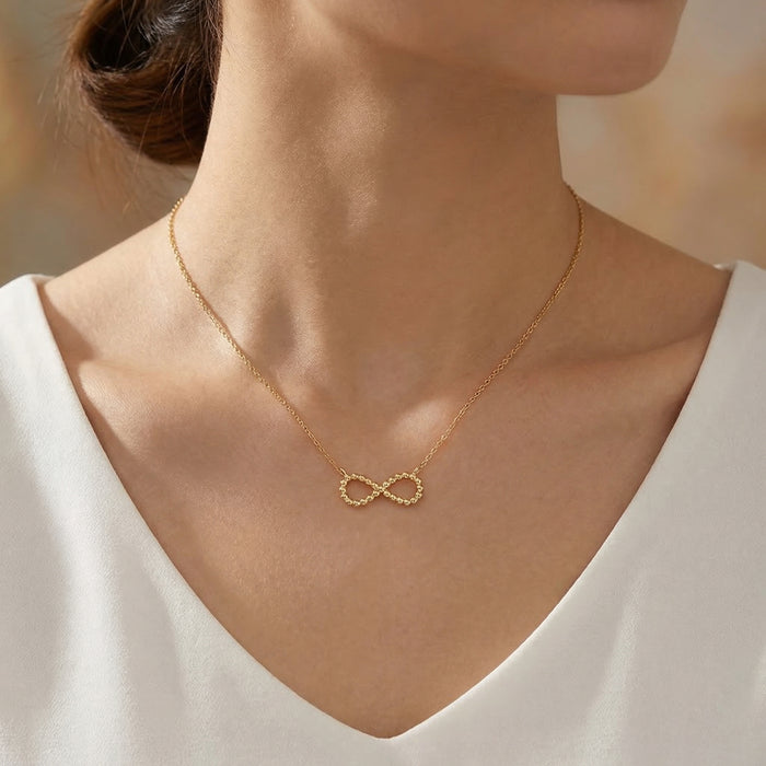 Beaded Infinity Necklace