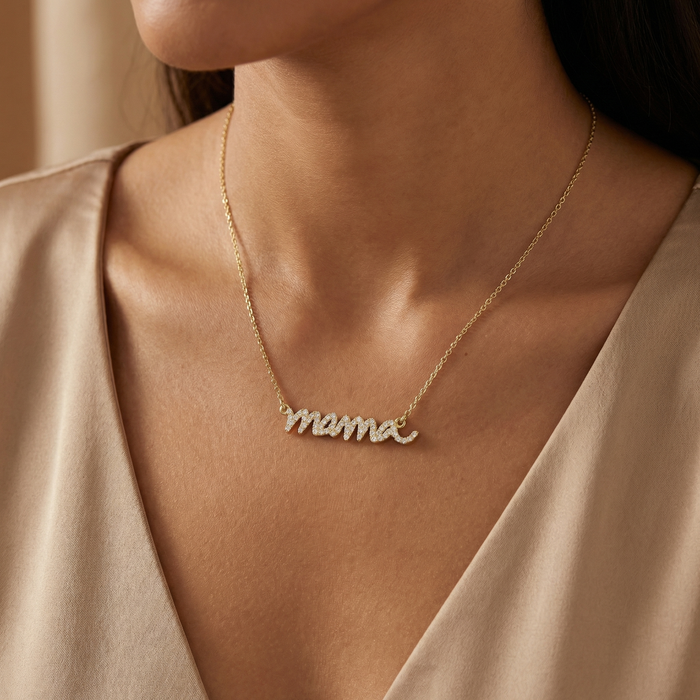 Mama Diamond Glow Necklace