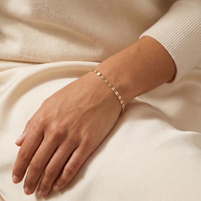Golden Wave Bracelet