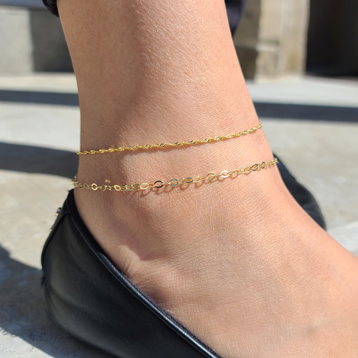 Cable Chain Anklet