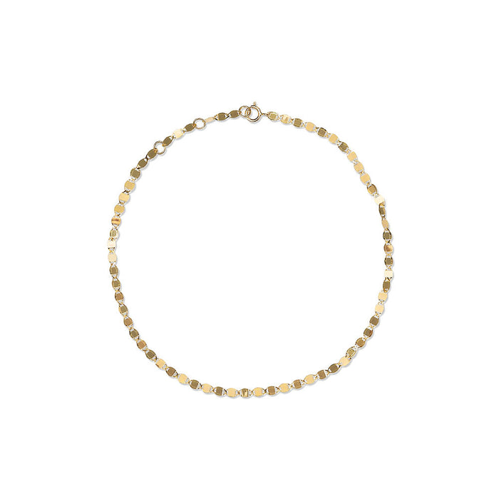 Golden Wave Anklet