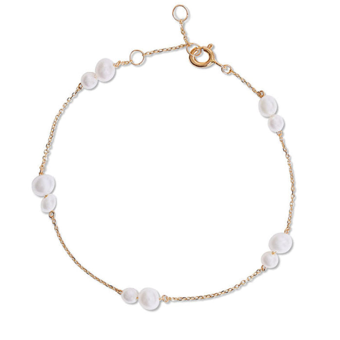 Gold Pearl Bracelet