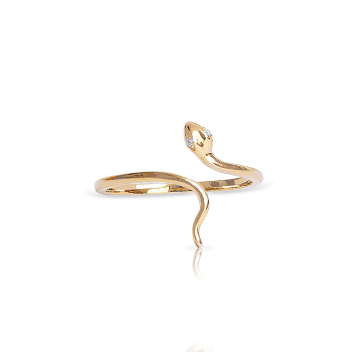 Diamond Snake Ring