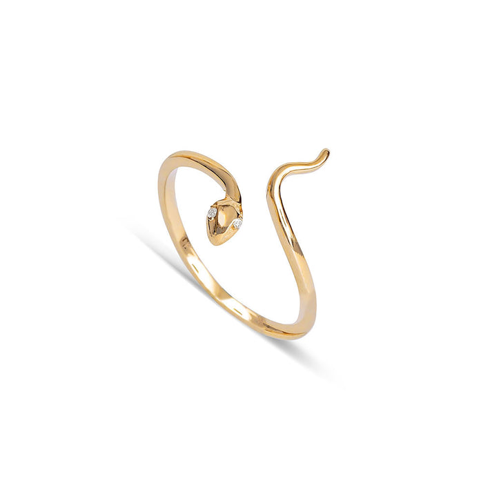 Diamond Snake Ring