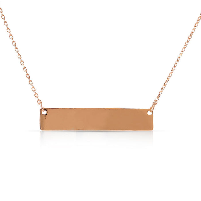 Bold Horizontal Bar Necklace