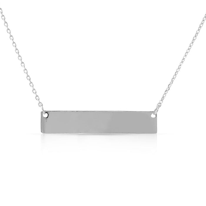 Bold Horizontal Bar Necklace