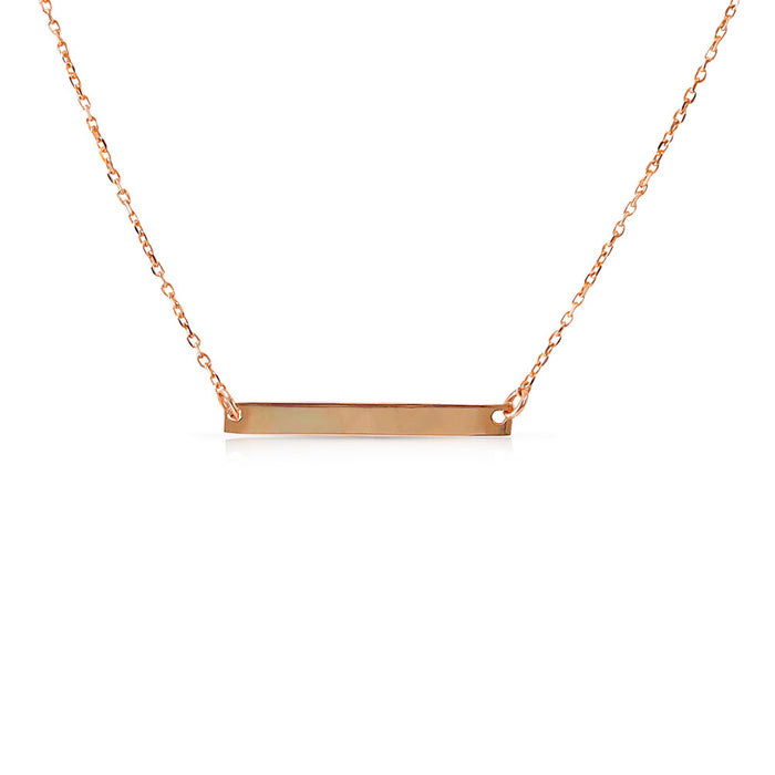 Petite Horizontal Bar Necklace