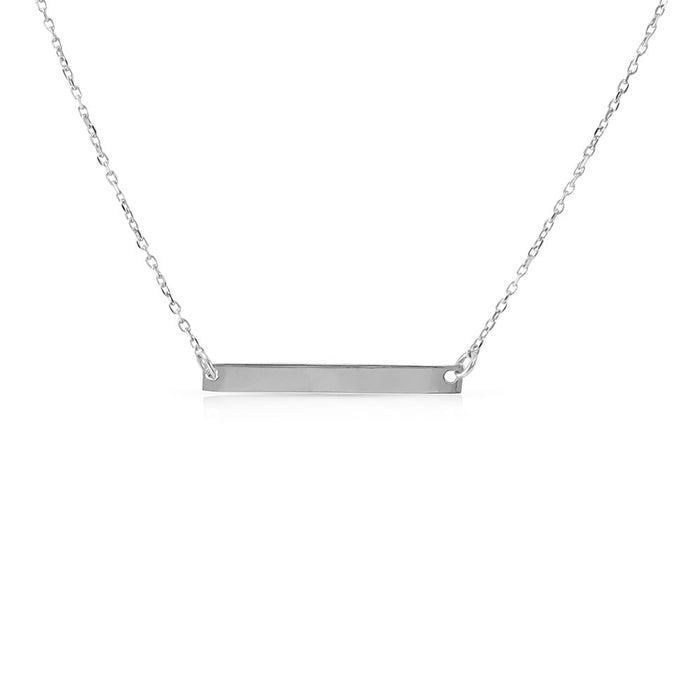 Petite Horizontal Bar Necklace