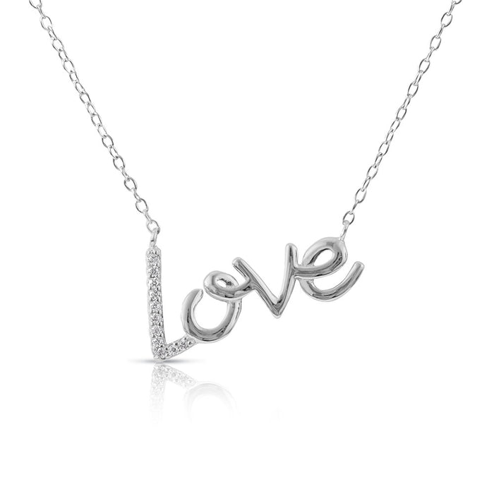 Silver Love Necklace