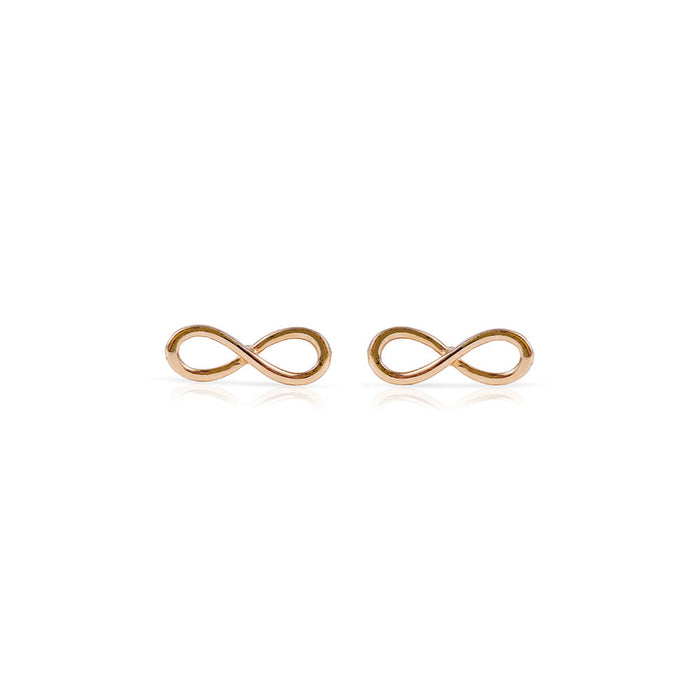 Gold Infinity Studs