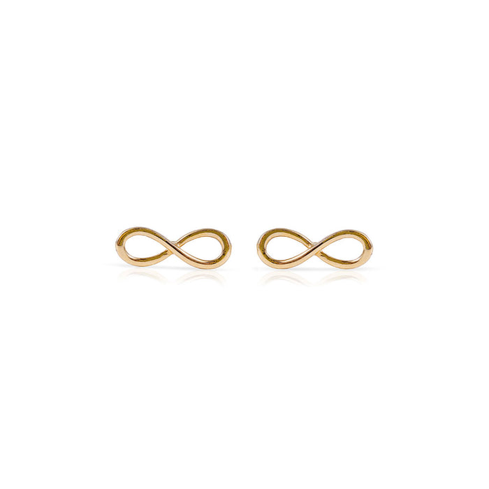 Gold Infinity Studs