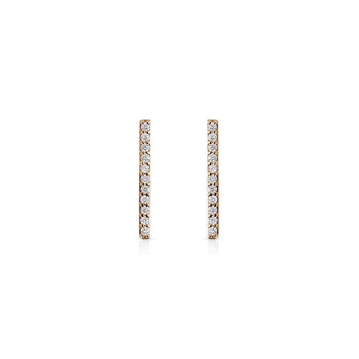 Grande Diamond Bar Studs